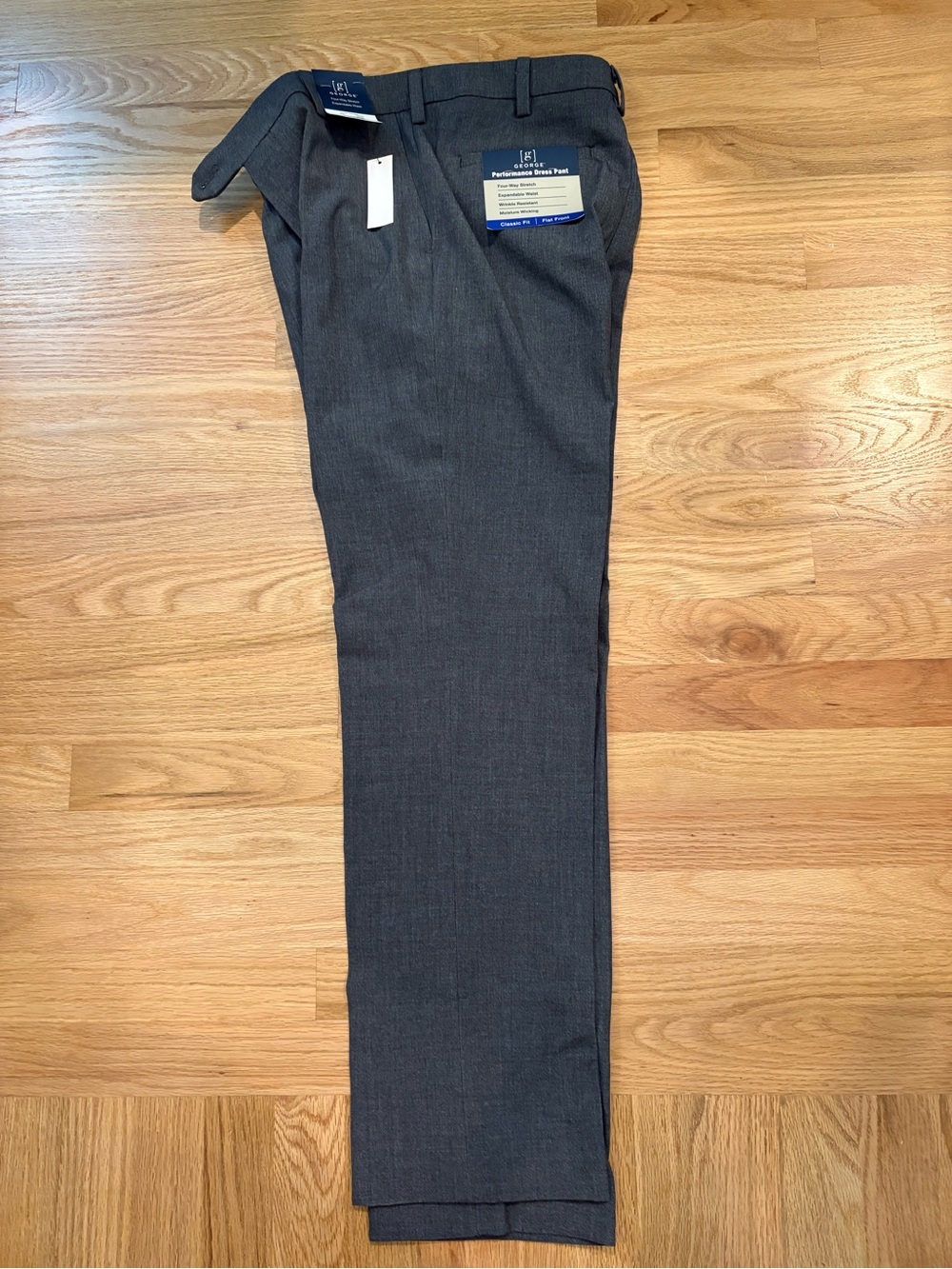 Men’s Charcoal Performance Dress Pants 30/30
